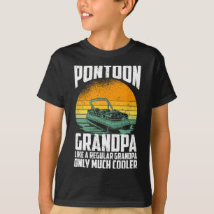 Cool Pontoon Grandpa - Funny Pontoon Captain T-Shirt