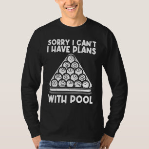 Cool Pool For Men Women Pool Player Billiard T-Shirt