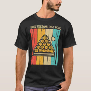 Cool Pool For Men Women Snooker Billiards 8 Ball P T-Shirt
