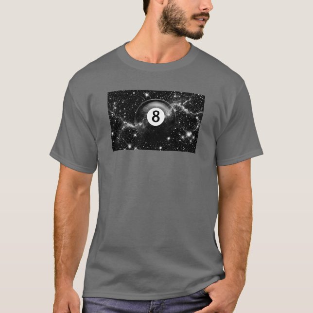 Cool Pool Player 8 Ball Theme Tshirts (Front)