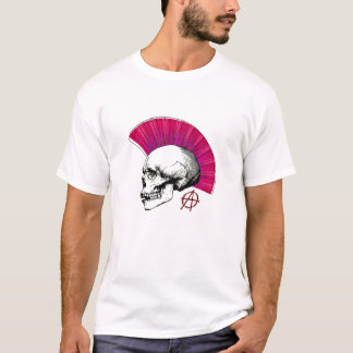 Cool Pop Art Skull Lightning Rock On Hand Vibrant  T-Shirt