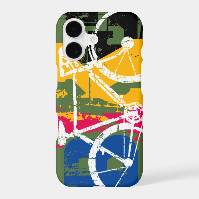 Cool pop urban bike - biking (Back)