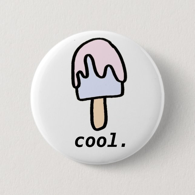 cool. Popsicle Button (Front)
