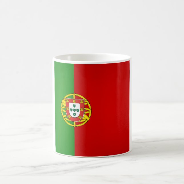 Cool Portugal Flag Coffee Mug (Center)