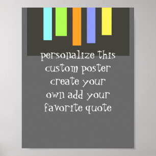 cool poster add your own quote for custom decor