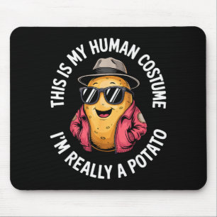 Cool Potato Novelty For Men Women Potato Gag Potat Mouse Pad