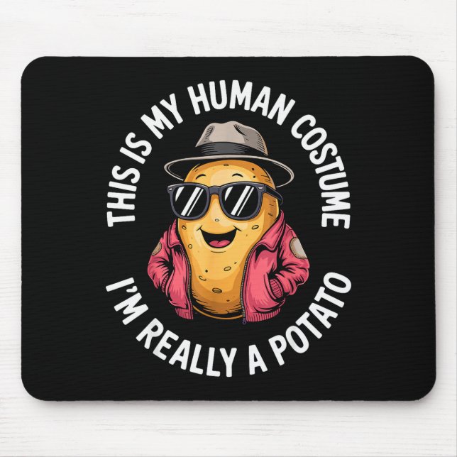Cool Potato Novelty For Men Women Potato Gag Potat Mouse Pad (Front)