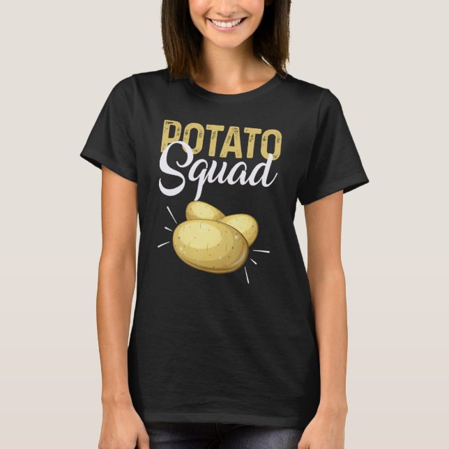 Cool Potato Sunglusses Squad Potato Halloween Cost T-Shirt (Front)