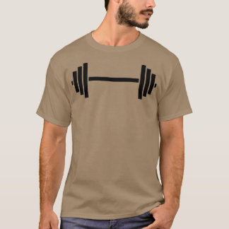 Cool Powerlifting Weightlifting Barbell  T-Shirt