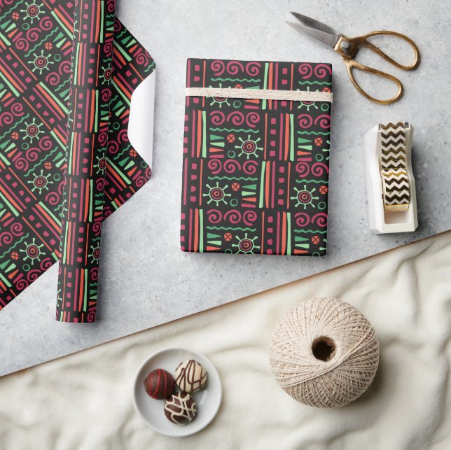 Cool Premium Festive Cheerful Christmas Wrapping Paper (Crafts)