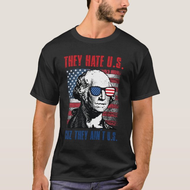 Cool President Sunglasses  T-Shirt (Front)