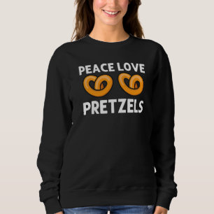 Cool Pretzel Art For Men Women Baked Knot Bread Pa Sweatshirt