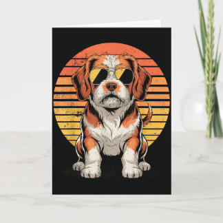 Cool proud cavachon men women vintage dog lovers  card