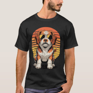 Cool proud cavachon men women vintage dog lovers  T-Shirt