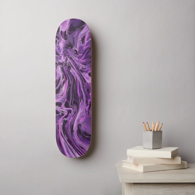 Cool Psychedelic Pattern Skateboard (Wall Art)