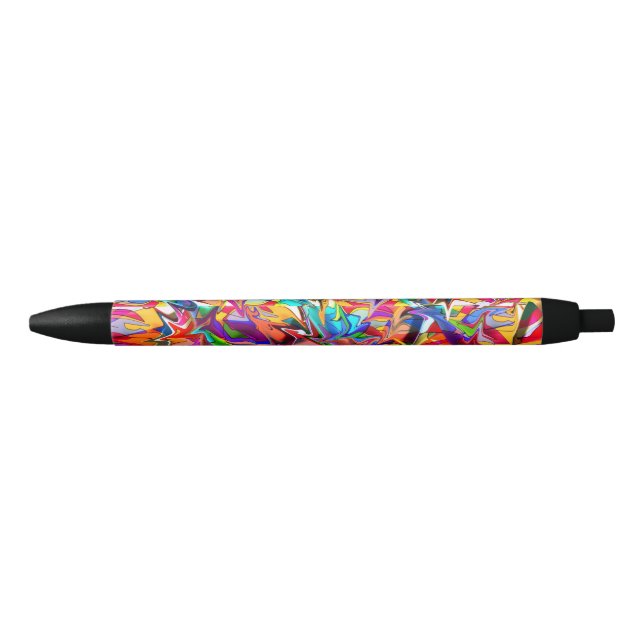 Cool Psychedelic Trippy Colourful Pen (Front)