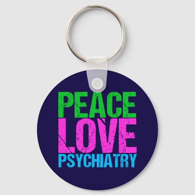 Cool Psychiatrist Key Ring (Front)