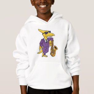 Cool Pterodactyl Jazz Saxophone Musician Suit Cart