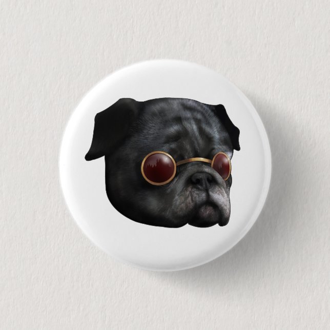 Cool Pug badge (Front)