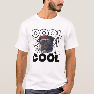 Cool Pug Dog Graphic T-Shirt