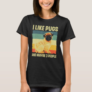 Cool Pug For Men Women Puppy Pet Dog Breed Pug Lov T-Shirt
