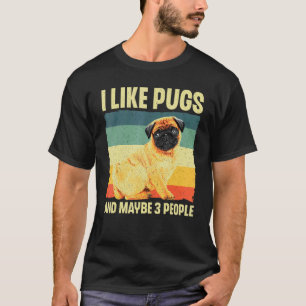 Cool Pug For Men Women Puppy Pet Dog Breed Pug Lov T-Shirt
