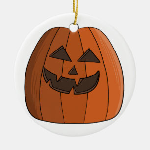 Cool Pumpkin Ceramic Tree Decoration