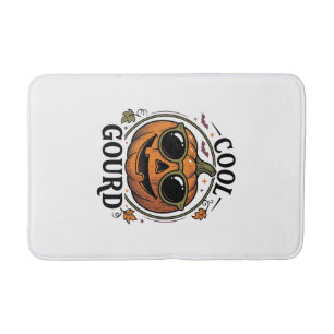 Cool Pumpkin Shirt Vintage Engraved Halloween Sung Bath Mat