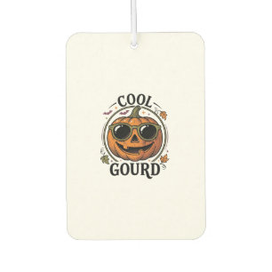 Cool Pumpkin Shirt Vintage Engraved Halloween Sung Car Air Freshener