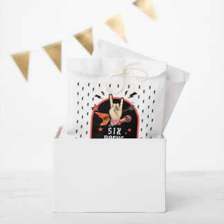 Cool Punk Rockstar Any Age Birthday Favour Bags
