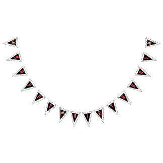 Cool Punk Rockstar Birthday Bunting Flags