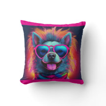Cool Pup Throw Pillow