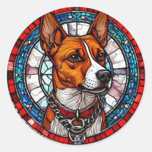 Cool Purebred Dog Classic Round Sticker