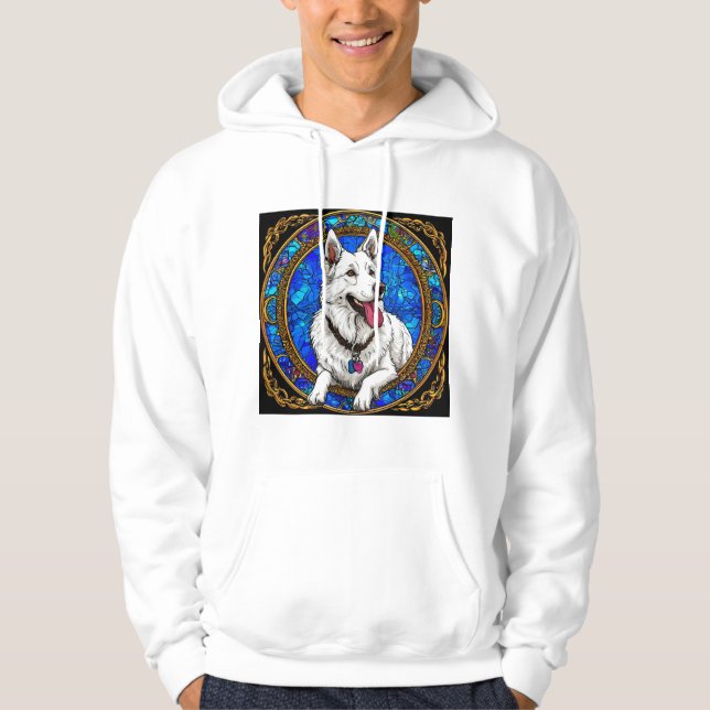 Cool Purebred Dog Hoodie (Front)