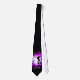 Cool Purple Golf Tie