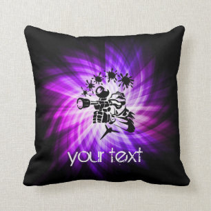 Cool Purple Paintball Cushion