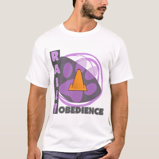 Cool Purple Rally Obedience T-Shirt (Front)