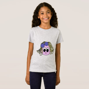 Cool Purple Shades Octopus Girls T-Shirt