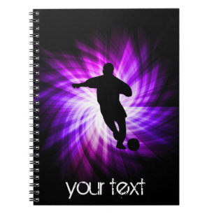 Cool Purple Soccer Notebook