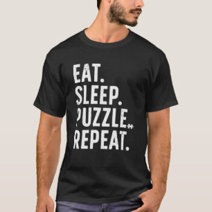 Cool Puzzle Design For Men Women Jigsaw Puzzle Pie T-Shirt