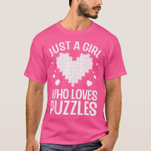 Cool Puzzle Design For Women Girls Jigsaw Puzzle P T-Shirt