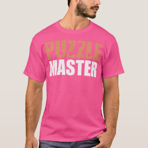 Cool Puzzle Master For Men Women Jigsaw Piece Puzz T-Shirt