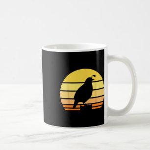 Cool Quail Art Men Women Bird Hunter Quail Upland  Coffee Mug