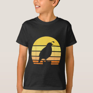 Cool Quail Art Men Women Bird Hunter Quail Upland T-Shirt