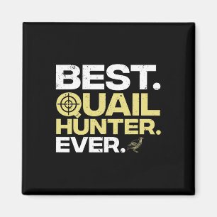 Cool Quail Hunting Art Men Women Upland Hunting Bi Magnet