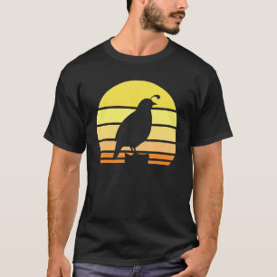 Cool Quail Men Women Bird Hunter Quail Upland Hunt T-Shirt