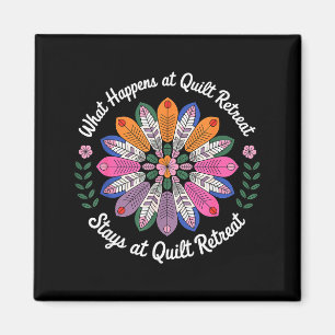 Cool Quilting Art For Men Women Sewing Quilt Lover Magnet