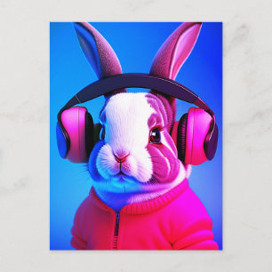 Cool Rabbit Postcard