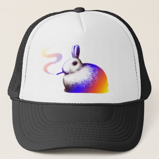 Cool Rabbit Tee Trucker Hat (Front)