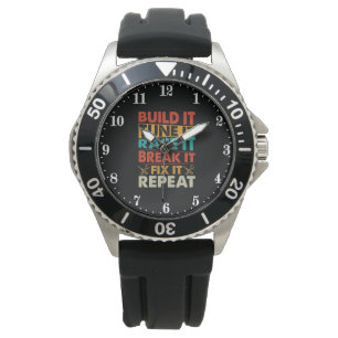 Cool racing lovers word art watch
